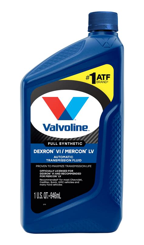 valvoline dexron vi mercon lv